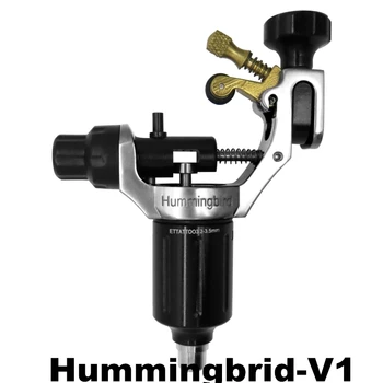 100% Абсолютно новый оригинальный Hummingbird-V1 красная роторная тату-машинка швейцарский мотор Бесплатный шнур RCA Бесплатная доставка