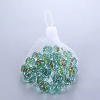 20шт разноцветных стеклянных шариков, декор для аквариума с мраморными шариками для детей