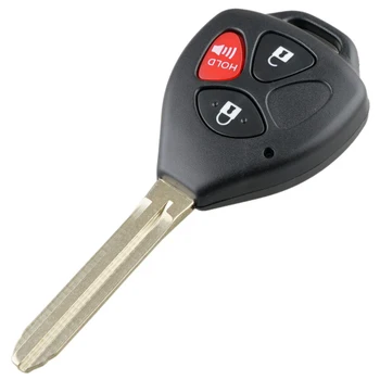 314,4 МГЦ 3 Кнопки Сменный Автомобильный Ключ для Toyota Rav4 2006-2010 Scion xB 2008-2012 HYQ12BBY Черный Автомобильный Брелок с Дистанционным Управлением