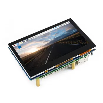 4,3-дюймовый HDMI LCD B с Емкостным Сенсорным IPS Экраном Разрешением 800x480 Поддержка Интерфейса HDMI Raspberry Pi 4/3/2 Banana Pi