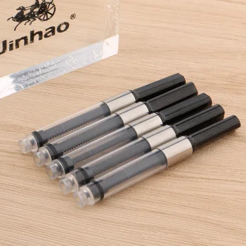 5шт Высококачественная черная офисная металлическая авторучка 2,6 ММ с преобразователем заполнения чернил для перьевой ручки