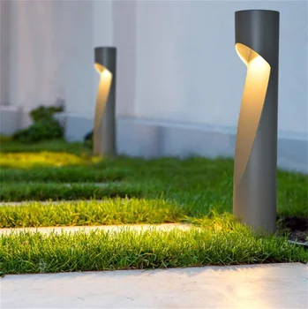 60 см Алюминий IP54, Водонепроницаемые садовые фонари на столбах, уличные фонари на газонах, освещение для крыльца, декор переднего двора