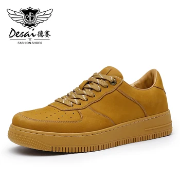 DESAI Classic Air Design Натуральная натуральная кожа Повседневная мужская обувь Бренд Белые Спортивные кроссовки Ботинки 2022 Новое поступление Моды