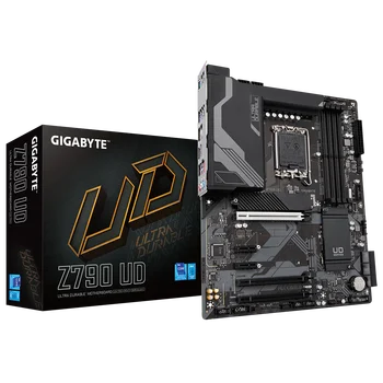 GIGABYTE GA Z790 UD С новыми слотами DDR5 DIMM 128G 7600 (OC) ATX Поддерживает процессоры Intel Core 13-го и 12-го поколений LGA1700