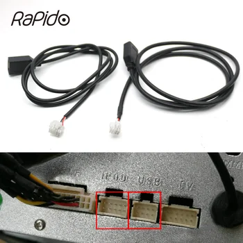 Micro Mini PHB 8-10-контактный штекерный разъем с двойным интерфейсом USB Кабель-адаптер для автомобильного Android-радионавигатора, мультимедийного плеера IOS