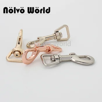 Nolvo World 12-16 мм, 7 цветов, металлический сплав из радужного / розового золота, Поворотный спусковой крючок, застежки-карабины, крючки-защелки оптом