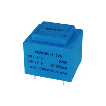 PE2815S-I Мощность 2ВА 230 В/9 В Expory Resign Герметичный Предохранительный Изолирующий трансформатор