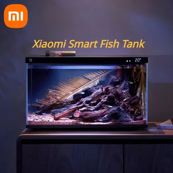 Xiaomi Mijia Smart Fish Tank с дистанционным питанием с мобильным управлением MYG100 Работает с приложением Mijia Smart Lighting System Световой аквариум