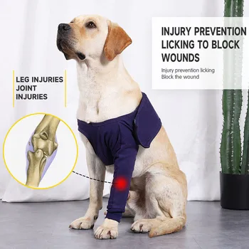 Аксессуары для собак, наколенники для ног для собак, повязка для восстановления переломов, защита от зализывания раны, Артрит для собак, Вспомогательный фиксированный протектор суставов