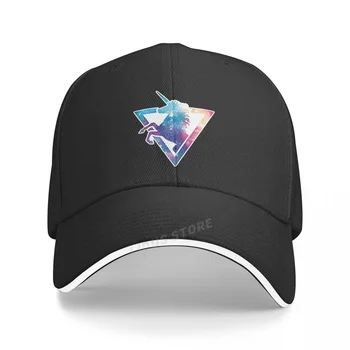 Бейсболка New Girls Heart Unicorn Institute Wind Летняя Мультяшная Милая Изогнутая Кепка Женские шляпы 3D Star Unicorn Snapback Hat