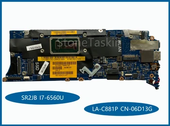 Бесплатная доставка CN-06D13G для Dell XPS 9350 Материнская плата ноутбука AAZ80 LA-C881P SR2JB I7-6560U Процессор 8 ГБ оперативной памяти 100% Протестировано