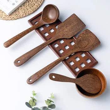 Деревянная ложка для риса Бытовая посуда Многофункциональный кухонный инструмент