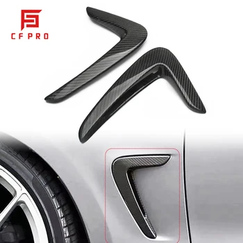 Для BMW 4 серии, комплект для переднего бампера из настоящего углеродного волокна, комплект для губ Aero, замена комплекта для пневматического ножа переднего бампера