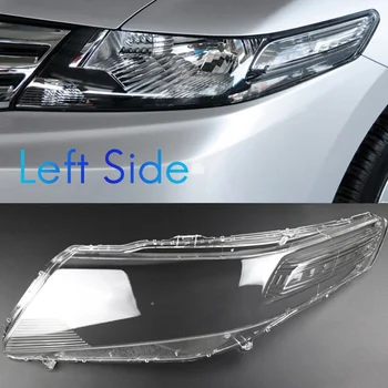 для Honda City 200-2014 Крышка левой фары автомобиля лампа головного света Прозрачный абажур в виде ракушки Стекло объектива