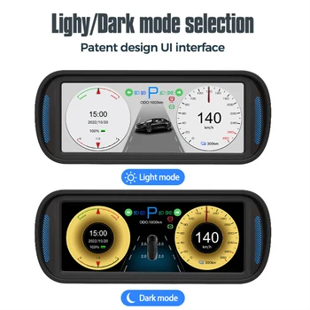 Для Tesla Model 3 Y 19-22 Цифровая Приборная панель HUD Heads Up Дисплей Carplay Android Auto для Tesla HUD Аксессуары для Детектора Скорости