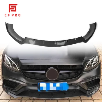 Для китайского бампера E63s из углеродного волокна в стиле Barbus, разветвитель переднего бампера, защита диффузора, отражающие губы для Mercedes Benz W213
