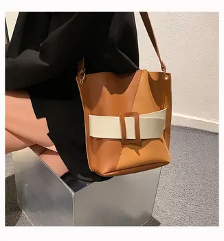 Женские винтажные роскошные дизайнерские сумки из искусственной кожи для женщин, сумка через плечо подмышками, однотонная сумка через плечо, новые сумки, сумка-мешок