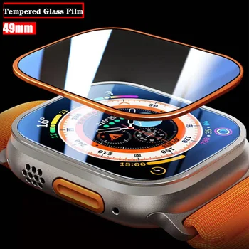 Закаленное стекло для Apple Watch Ultra 49 мм HD-защитная пленка, защищающая от царапин, серия 49 мм smart iwatch band, аксессуары