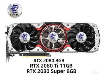 Используемые видеокарты NVIDIA GeForce RTX 2080 8GB RTX 2080 Super 8GB RTX 2080 Ti 11GB 12nm 352bit GPU Viedo Card Настольный ПК