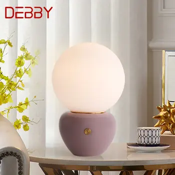 Керамические боковые лампы DEBBY с сенсорным затемнителем современное умное светодиодное настольное освещение Nordic Creative Creative