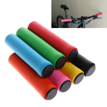 Лента для руля велосипеда, 1 пара сверхлегких нескользящих мягких силиконовых чехлов для руля горного велосипеда, губчатых чехлов для велосипедов
