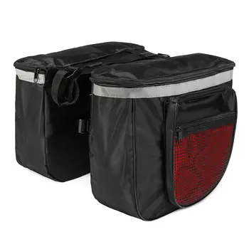 Новая водонепроницаемая велосипедная багажная сумка, Двойная сумка для хранения на заднем сиденье, полка для горного велосипеда, Подставка для велосипеда, Снаряжение для верховой езды