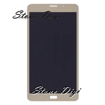 Новая золотая 7-дюймовая ЖК-панель с сенсорным экраном и цифровым преобразователем в сборе для Samsung Galaxy Tab A T285 SM-T285 Бесплатная доставка