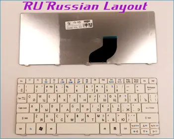 Новая клавиатура для ноутбука на русском языке для Acer Acer Emachine 350 eM350 NAV51 белая