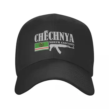 Новая Персонализированная бейсболка Чеченского Бойца, Женская Мужская бейсболка с регулируемым Чеченским Флагом, Спортивные бейсболки Snapback