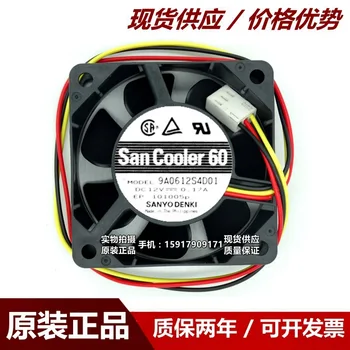 Новый Вентилятор Охлаждения Радиатора Для Sanyo 6025 9A0612S4D1 DC 12V 0.17A 60mmx60mmx25mm Осевые Вентиляторы 4600 об./мин. 31 см (ЛИНИЯ) 3PIN PBT