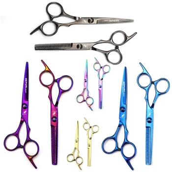 Ножницы для волос 6.0 Профессиональные парикмахерские ножницы, набор для филировки парикмахерских ножниц, Ножницы для стрижки волос, 440C, Японская Сталь