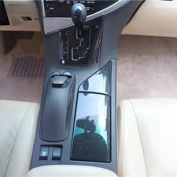 Отделка передней крышки стакана для воды в автомобиле, Автоаксессуары для стайлинга автомобилей Lexus RX 2009-2014, левый руль, 2 шт., бедра из углеродного волокна
