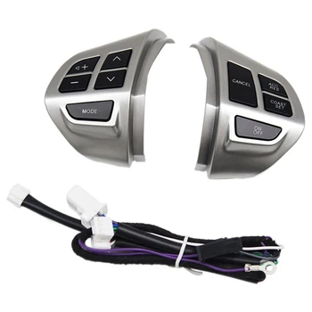 Переключатель управления аудиосистемой на рулевом колесе автомобиля для ASX 2007 2008 2009 2010 2011 Хром
