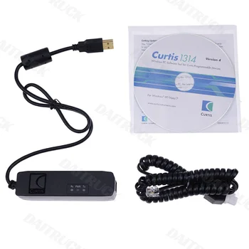 Портативный Программатор Curtis 1309 USB Box Коммуникационный Адаптер и Программное Обеспечение Станции Программирования ПК Уровня OEM Curtis 1314