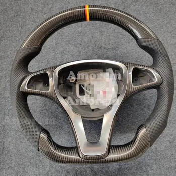 Рулевое колесо из углеродного волокна на заказ для Mercedes Benz MB W117 CLA250
