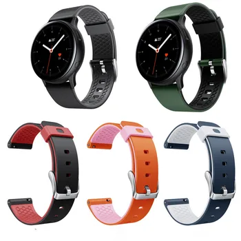 силиконовый ремешок для часов с колено 20 мм для Huawei GT3 PRO 43 мм для часов GT 3 42 мм Для Samsung Galaxy watch4 40 44 42 / watch active 2