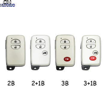 Смарт-карта с дистанционным ключом на 2/3/4 кнопки для Toyota Crown с маленьким лезвием для ключей 2+1/3+1 Чехол для ключей от автомобиля с кнопкой