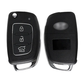 Сменный автомобильный ключ Брелок Shell 3 Кнопки дистанционного управления Автомобильными Аксессуарами для Mistra Hyundai Solaris ix35 ix45 Verna Santa