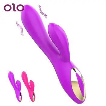 Стимулятор клитора Секс-игрушки для женщин Мощная мастурбация 10 Скоростной Водонепроницаемый Фаллоимитатор Вибратор Кролик Вибратор Товары для взрослых