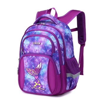 Школьные сумки для подростков, школьный рюкзак с принтом для девочек и мальчиков, мультяшный рюкзак, водонепроницаемый рюкзак с аниме для детей