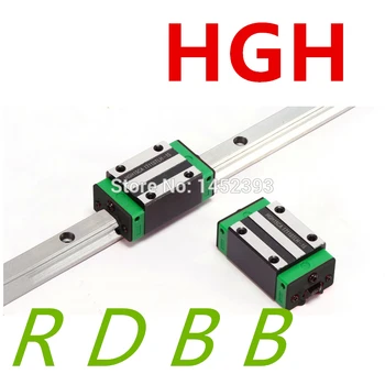 RDBB 2шт 100% НОВАЯ линейная направляющая HGR20 400 мм + 4шт детали для каретки HGH20CA с ЧПУ